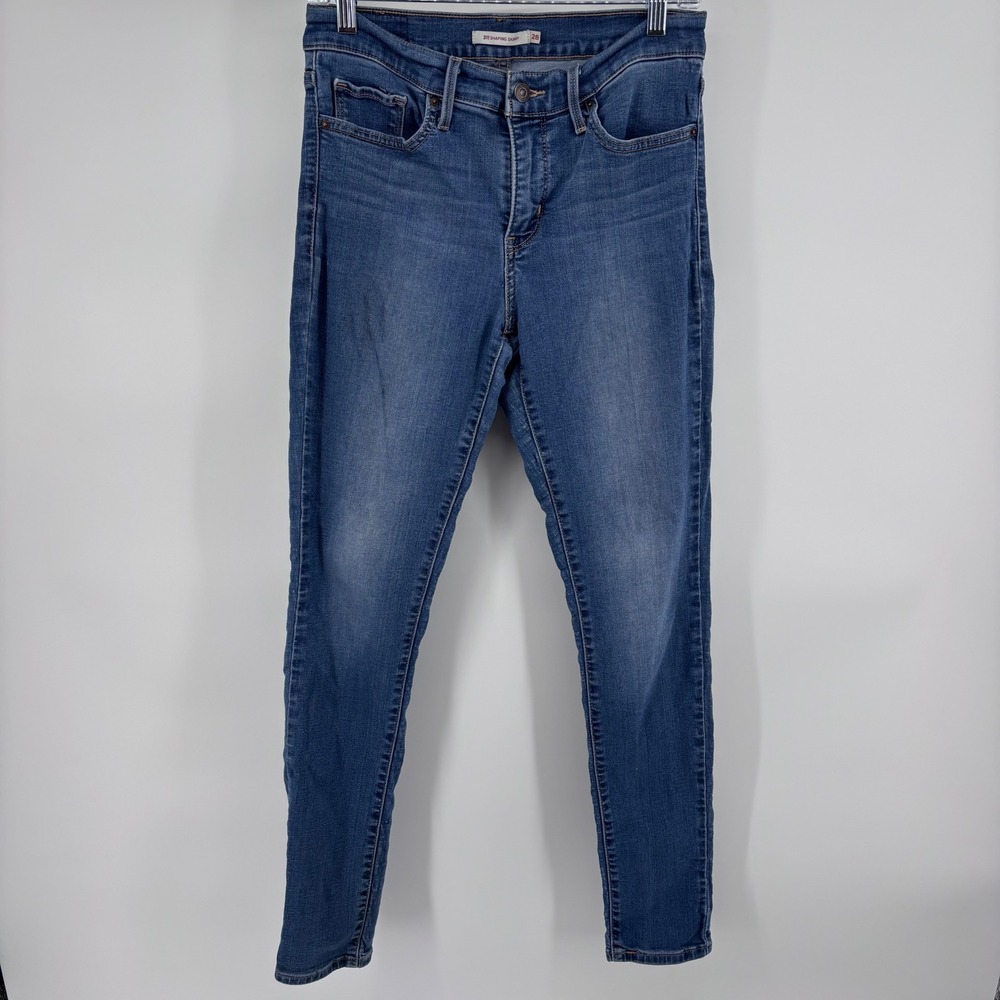 Levi's 311 Shaping Skinny Jeans Women's Size 28 Mid Wash Denim Comfort Stretch‎